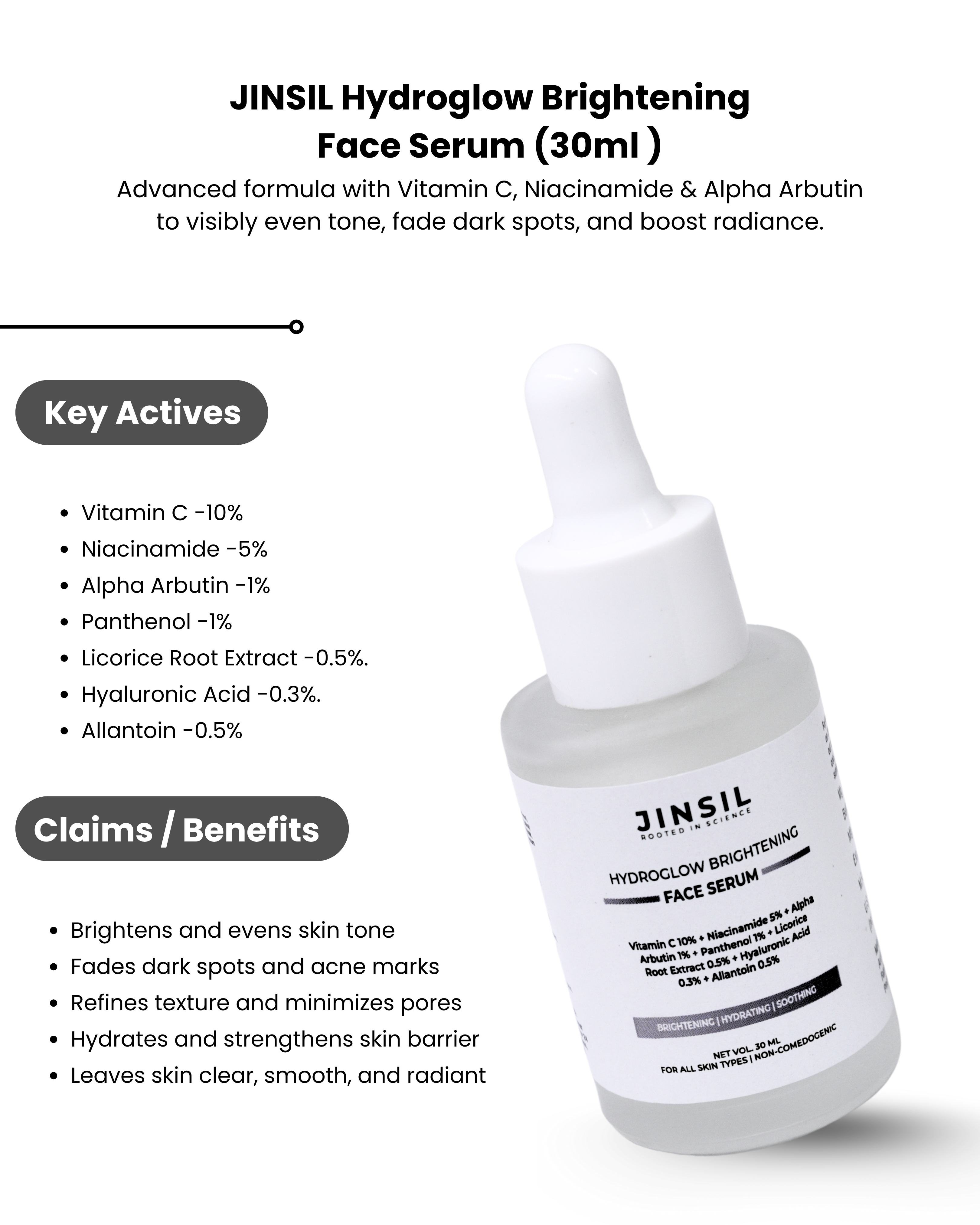 Hydroglow Brightening Face Serum