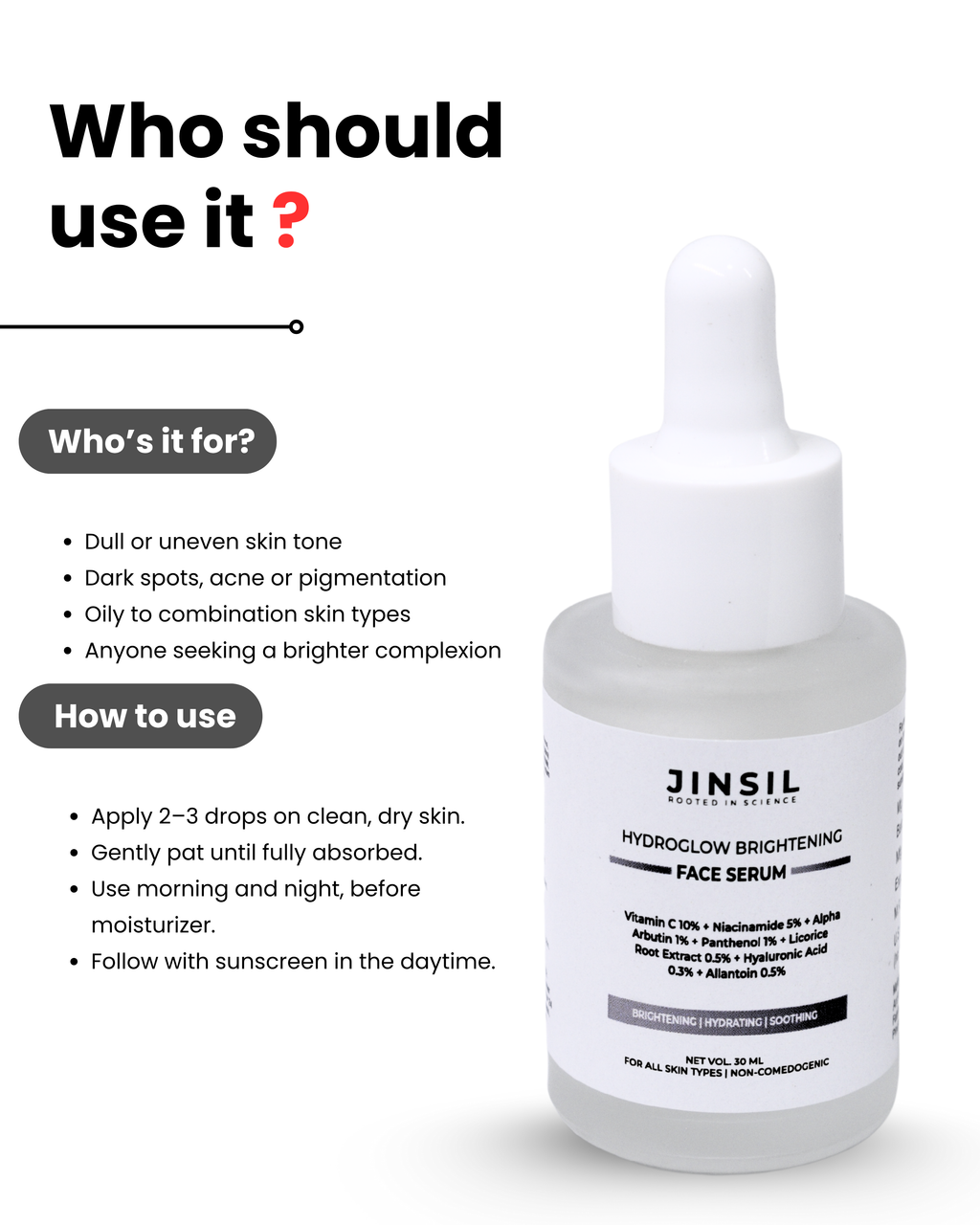 Hydroglow Brightening Face Serum